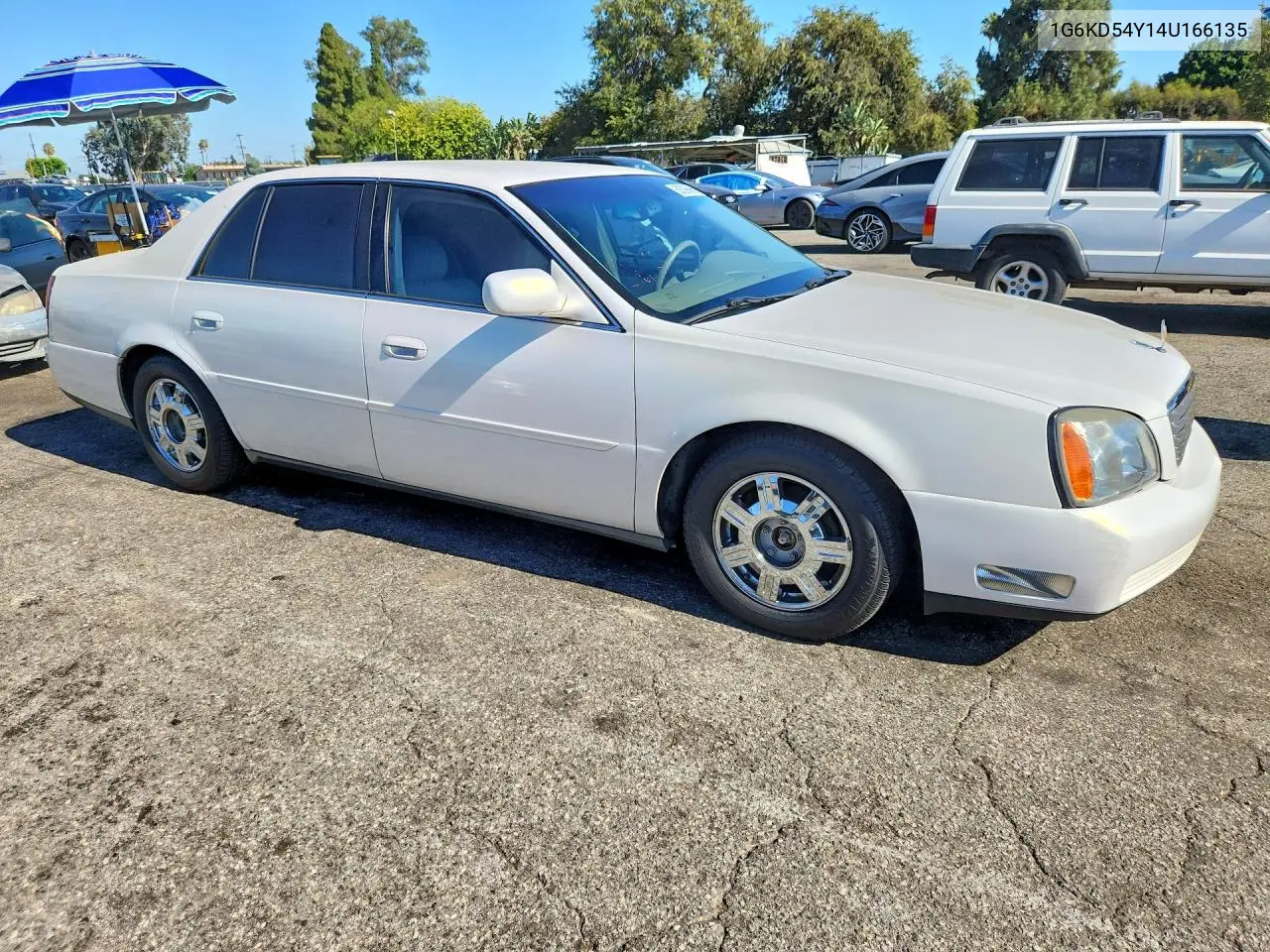 2004 Cadillac Deville VIN: 1G6KD54Y14U166135 Lot: 60526656