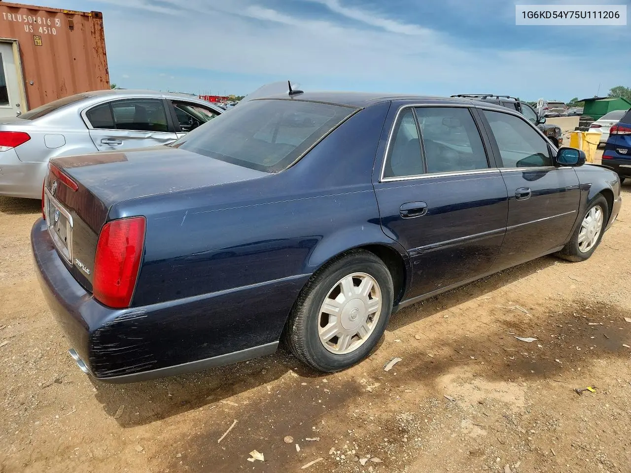 2005 Cadillac Deville VIN: 1G6KD54Y75U111206 Lot: 60565936