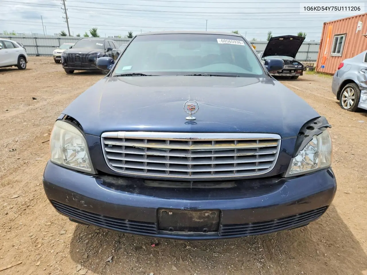 2005 Cadillac Deville VIN: 1G6KD54Y75U111206 Lot: 60565936