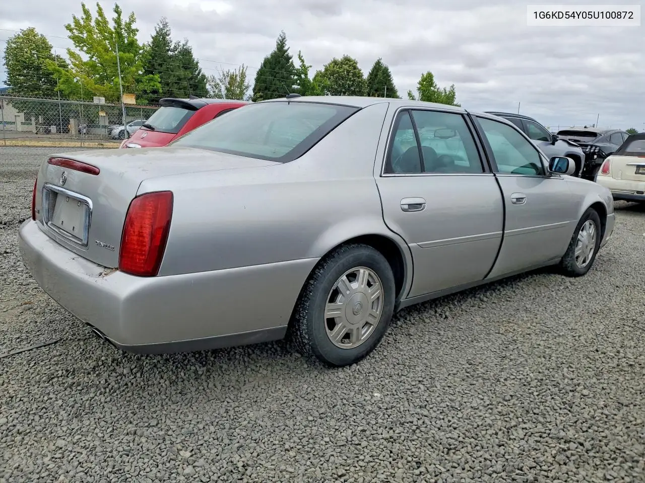2005 Cadillac Deville VIN: 1G6KD54Y05U100872 Lot: 61087026