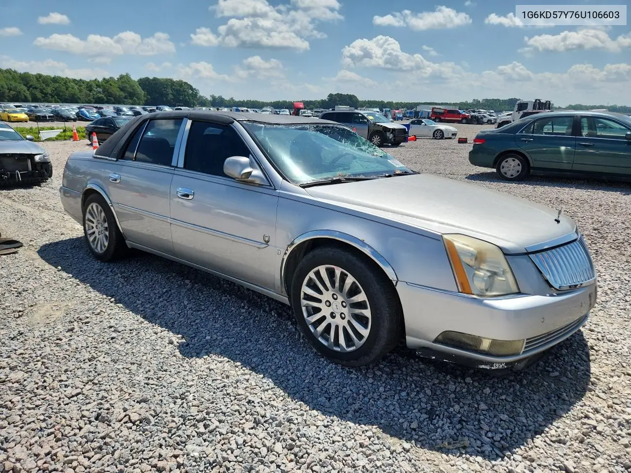 2006 Cadillac Dts VIN: 1G6KD57Y76U106603 Lot: 58277216