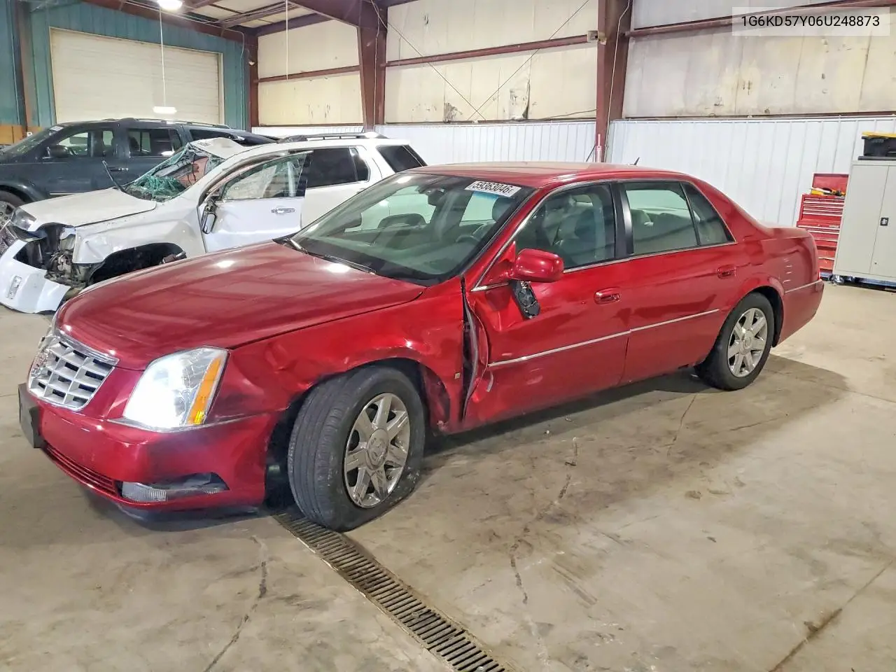 2006 Cadillac Dts VIN: 1G6KD57Y06U248873 Lot: 59363046