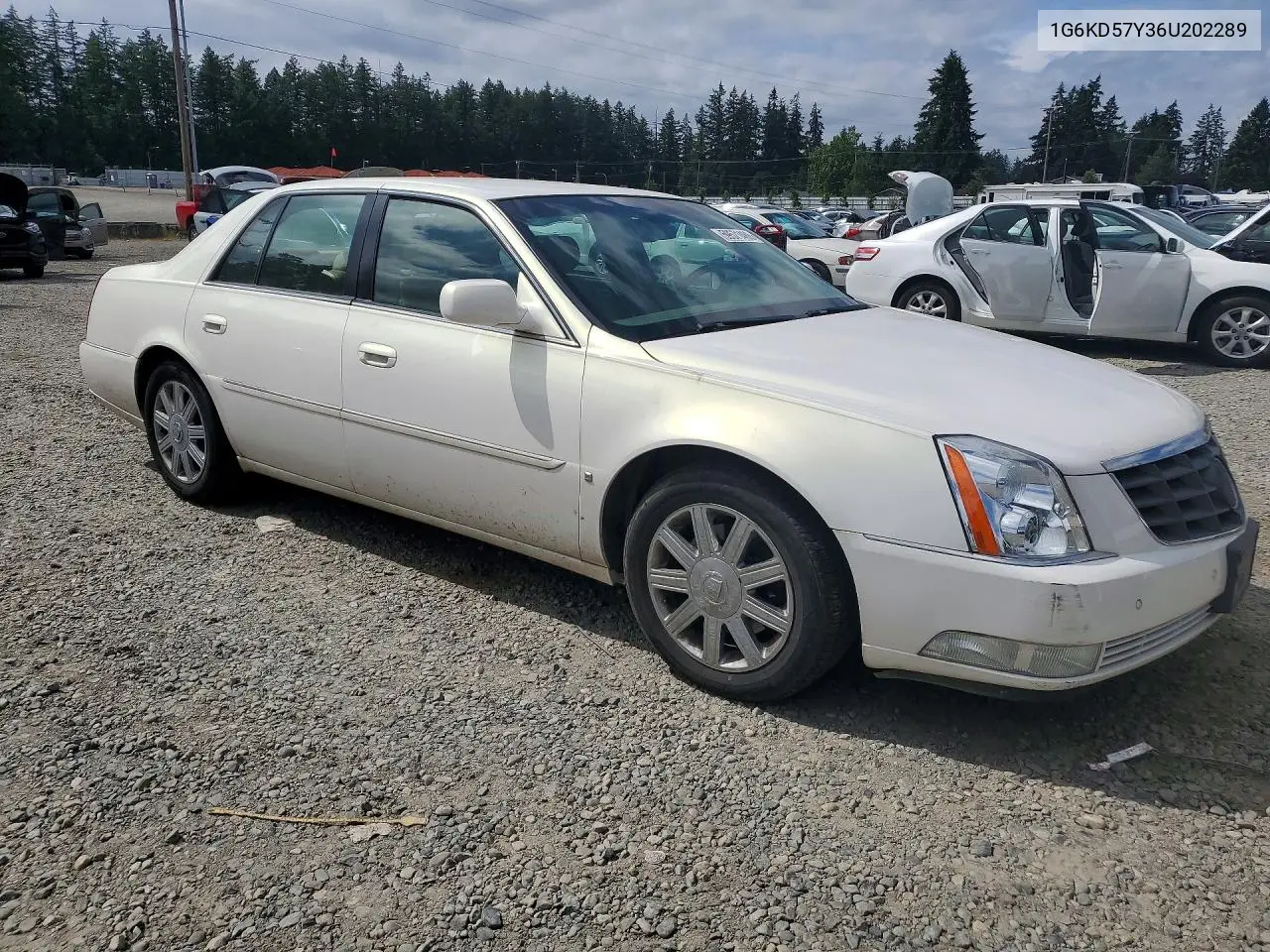 2006 Cadillac Dts VIN: 1G6KD57Y36U202289 Lot: 59571486