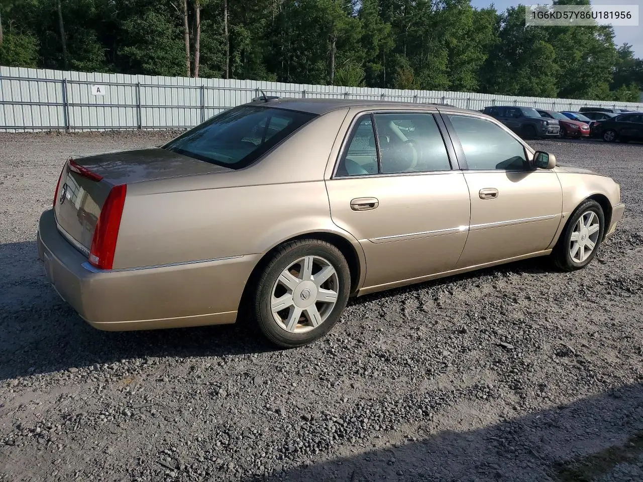 2006 Cadillac Dts VIN: 1G6KD57Y86U181956 Lot: 61765496