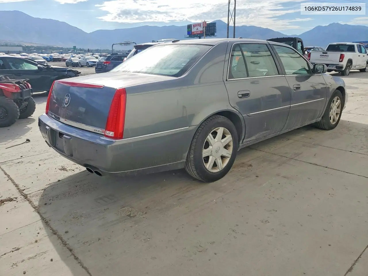2006 Cadillac Dts VIN: 1G6KD57Y26U174839 Lot: 61954786