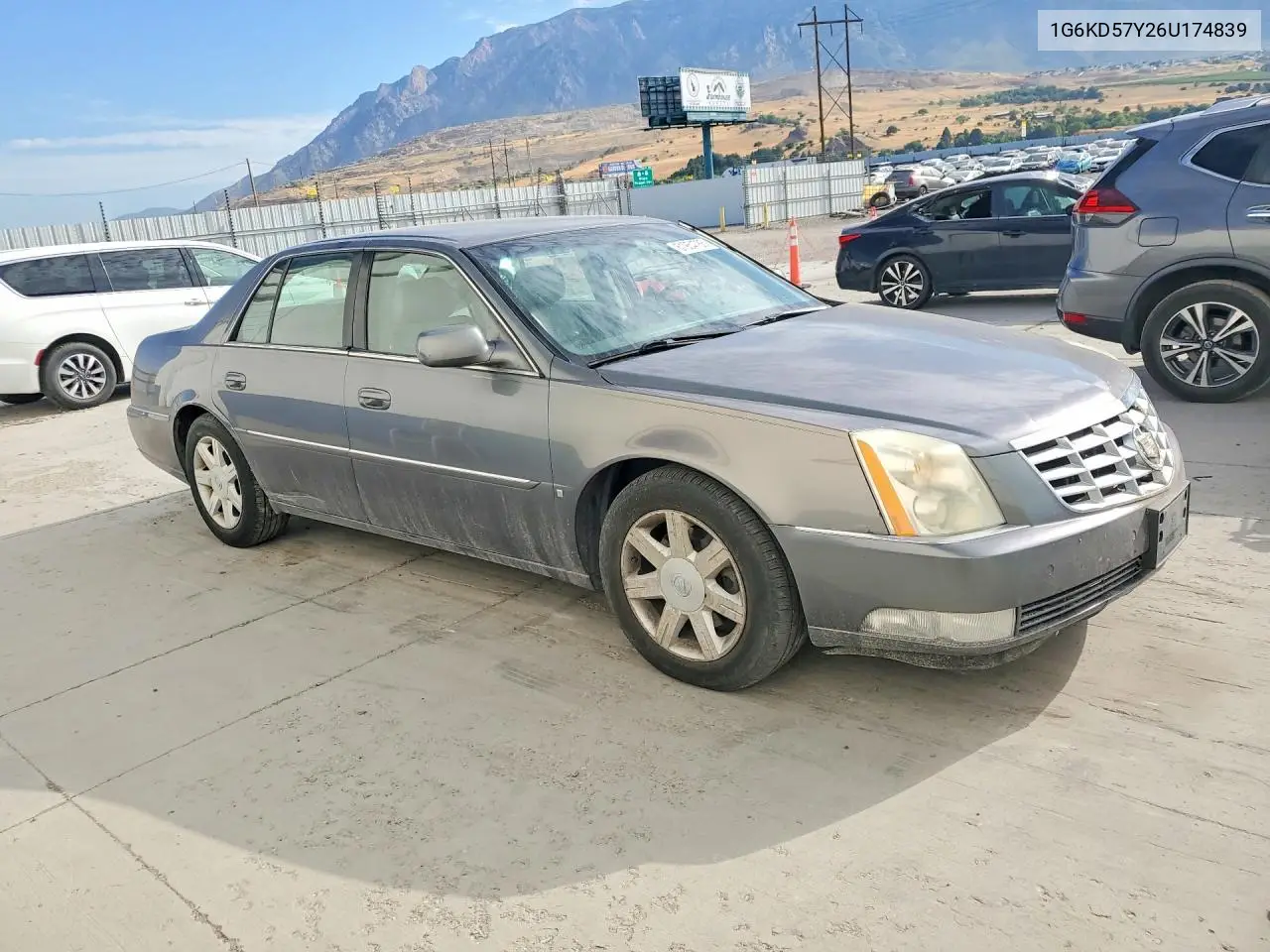 2006 Cadillac Dts VIN: 1G6KD57Y26U174839 Lot: 61954786