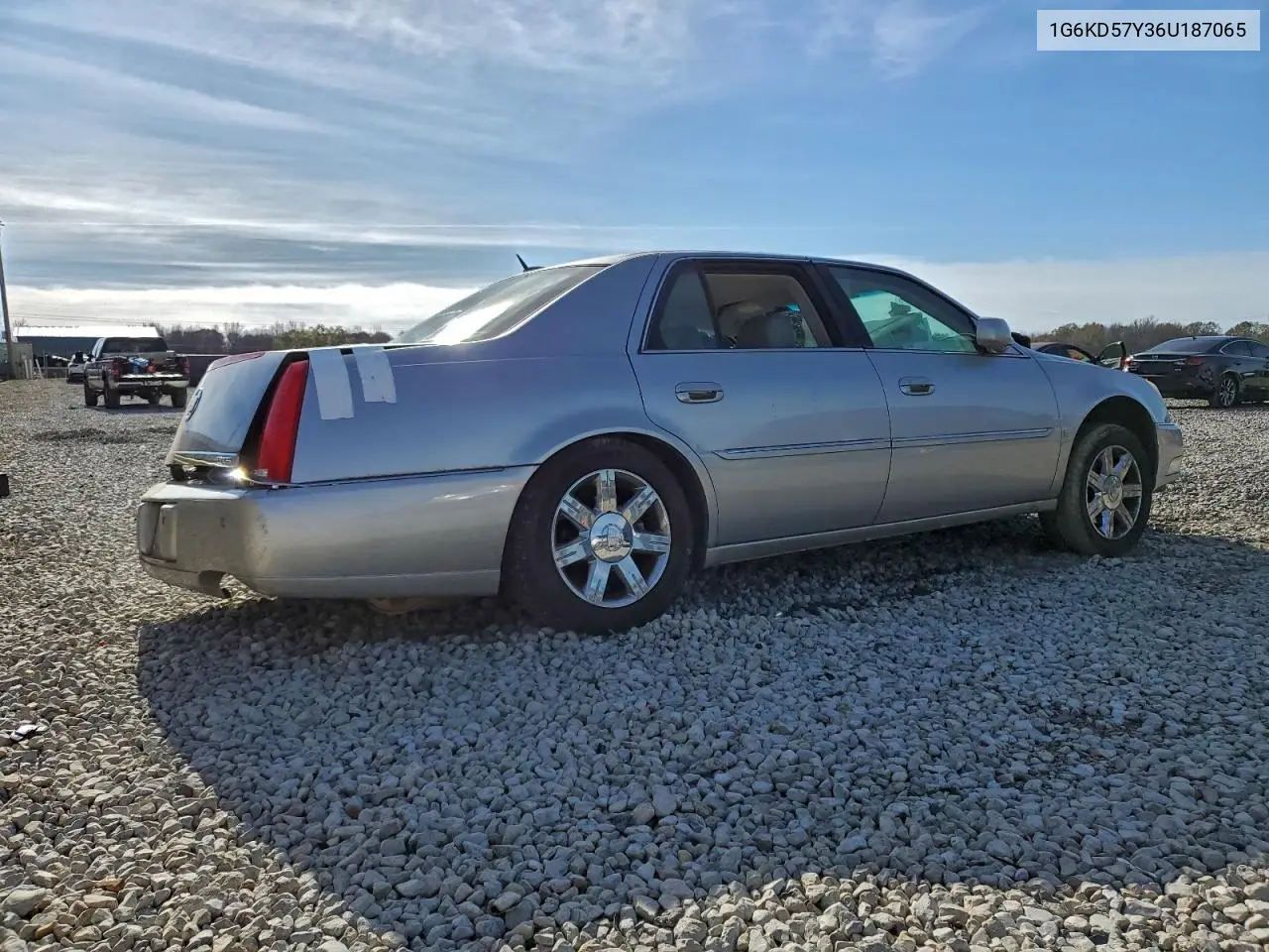 2006 Cadillac Dts VIN: 1G6KD57Y36U187065 Lot: 96178975