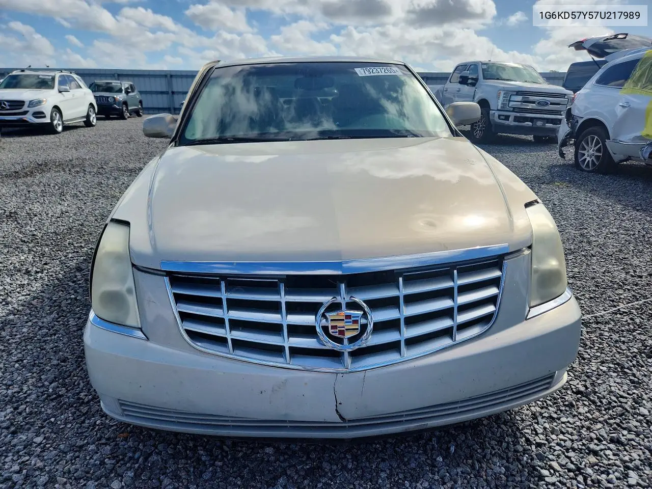2007 Cadillac Dts VIN: 1G6KD57Y57U217989 Lot: 53803526