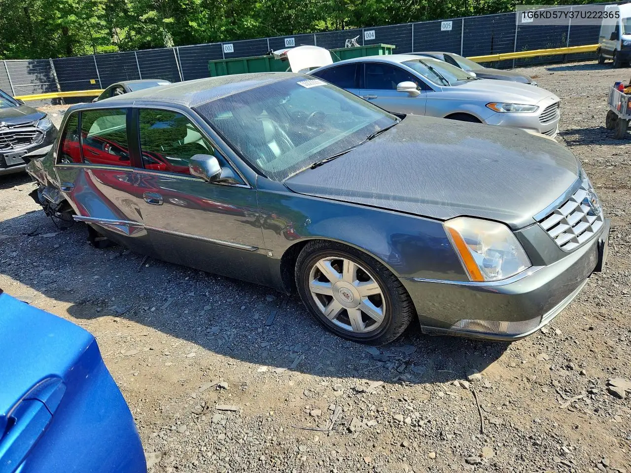 2007 Cadillac Dts VIN: 1G6KD57Y37U222365 Lot: 55022836