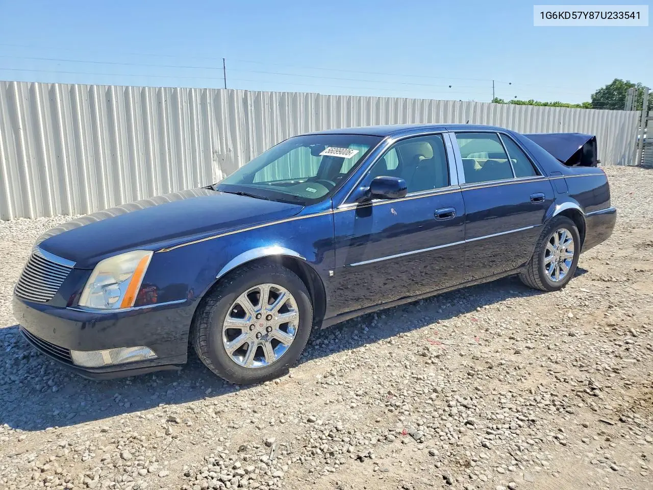 2007 Cadillac Dts VIN: 1G6KD57Y87U233541 Lot: 56099006