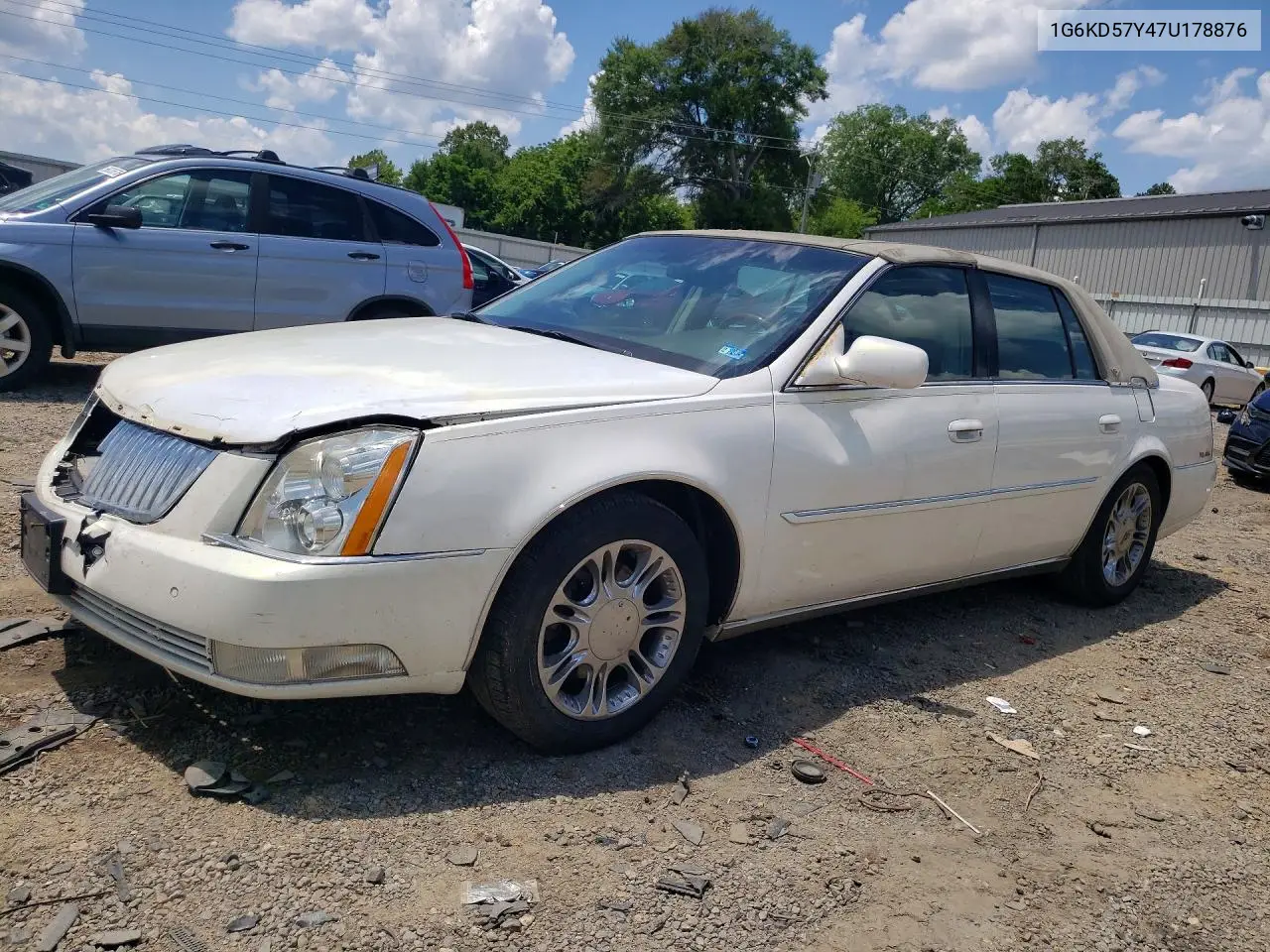 2007 Cadillac Dts VIN: 1G6KD57Y47U178876 Lot: 56540516