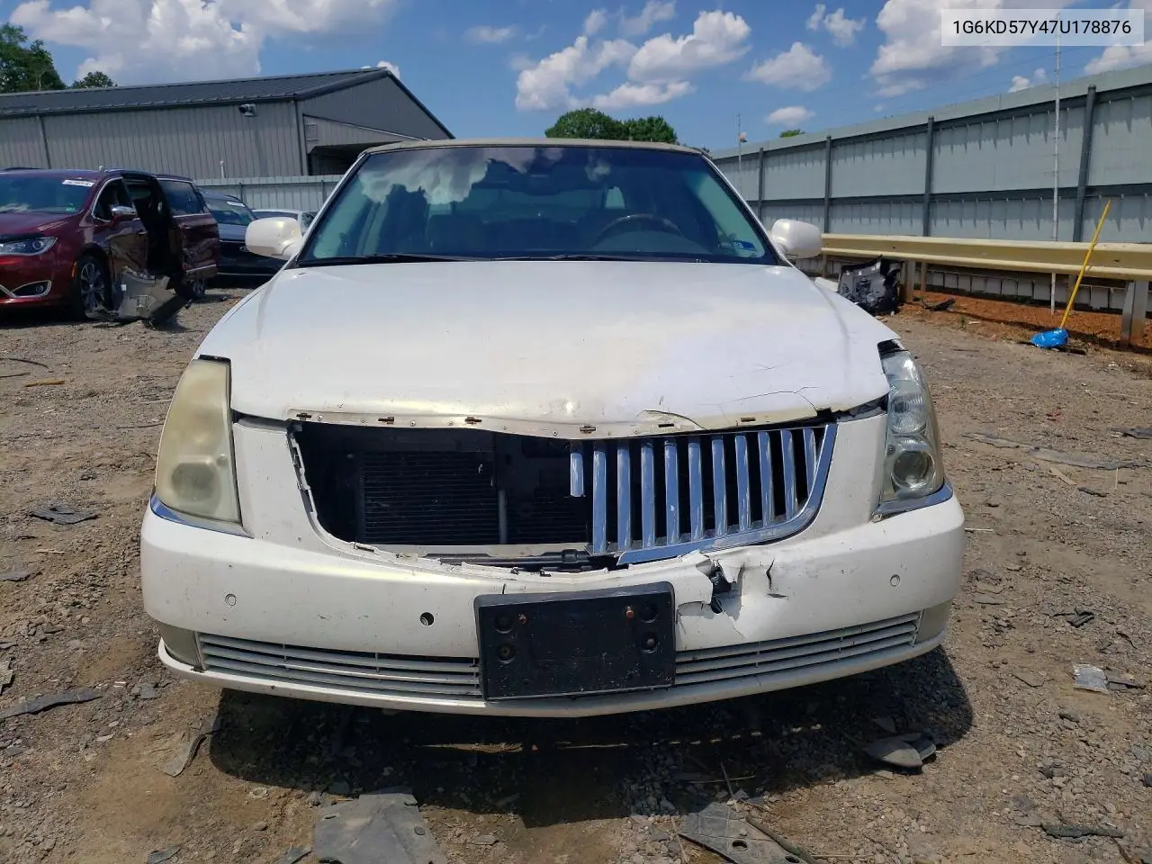2007 Cadillac Dts VIN: 1G6KD57Y47U178876 Lot: 56540516
