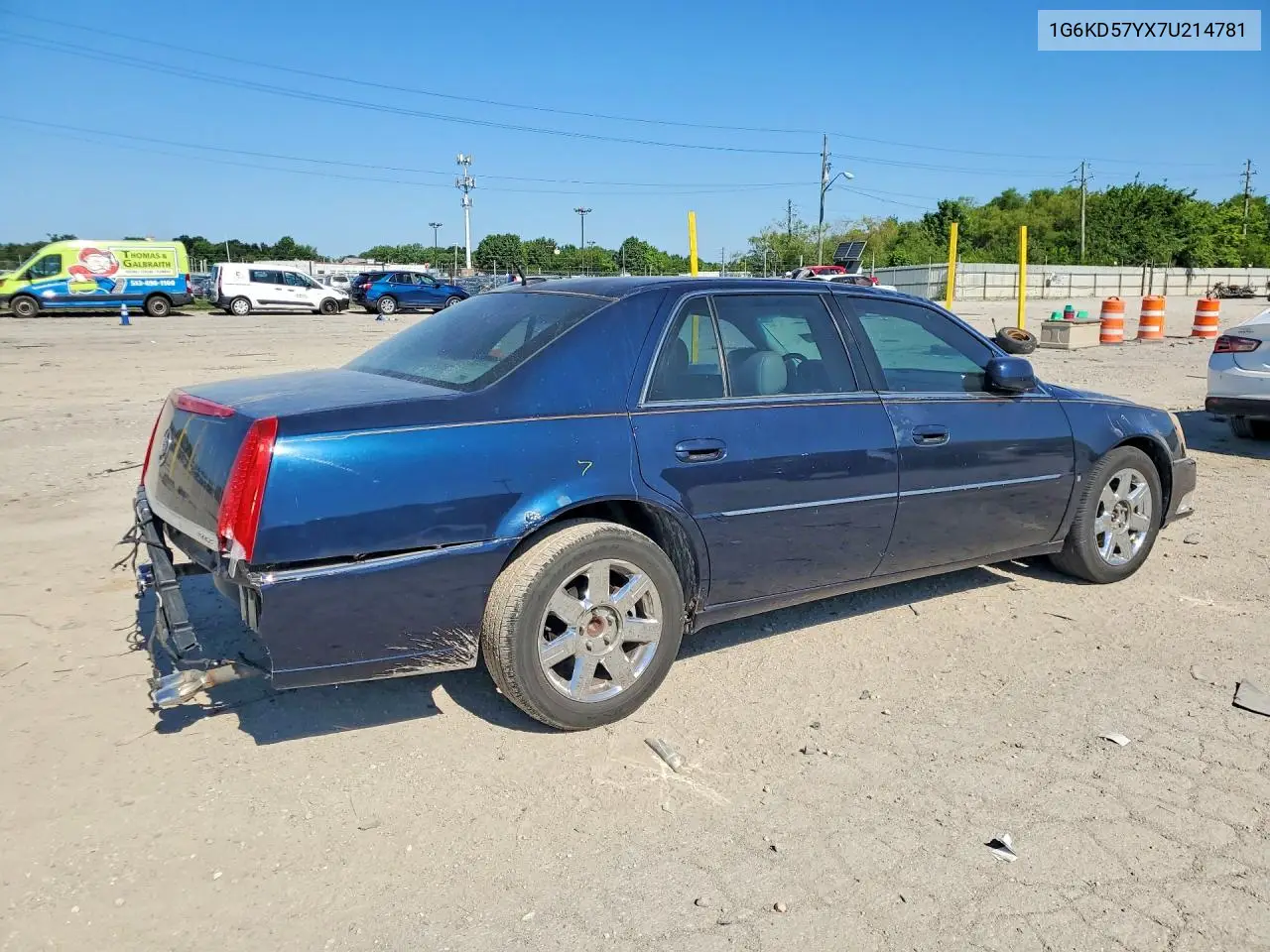 2007 Cadillac Dts VIN: 1G6KD57YX7U214781 Lot: 57735276
