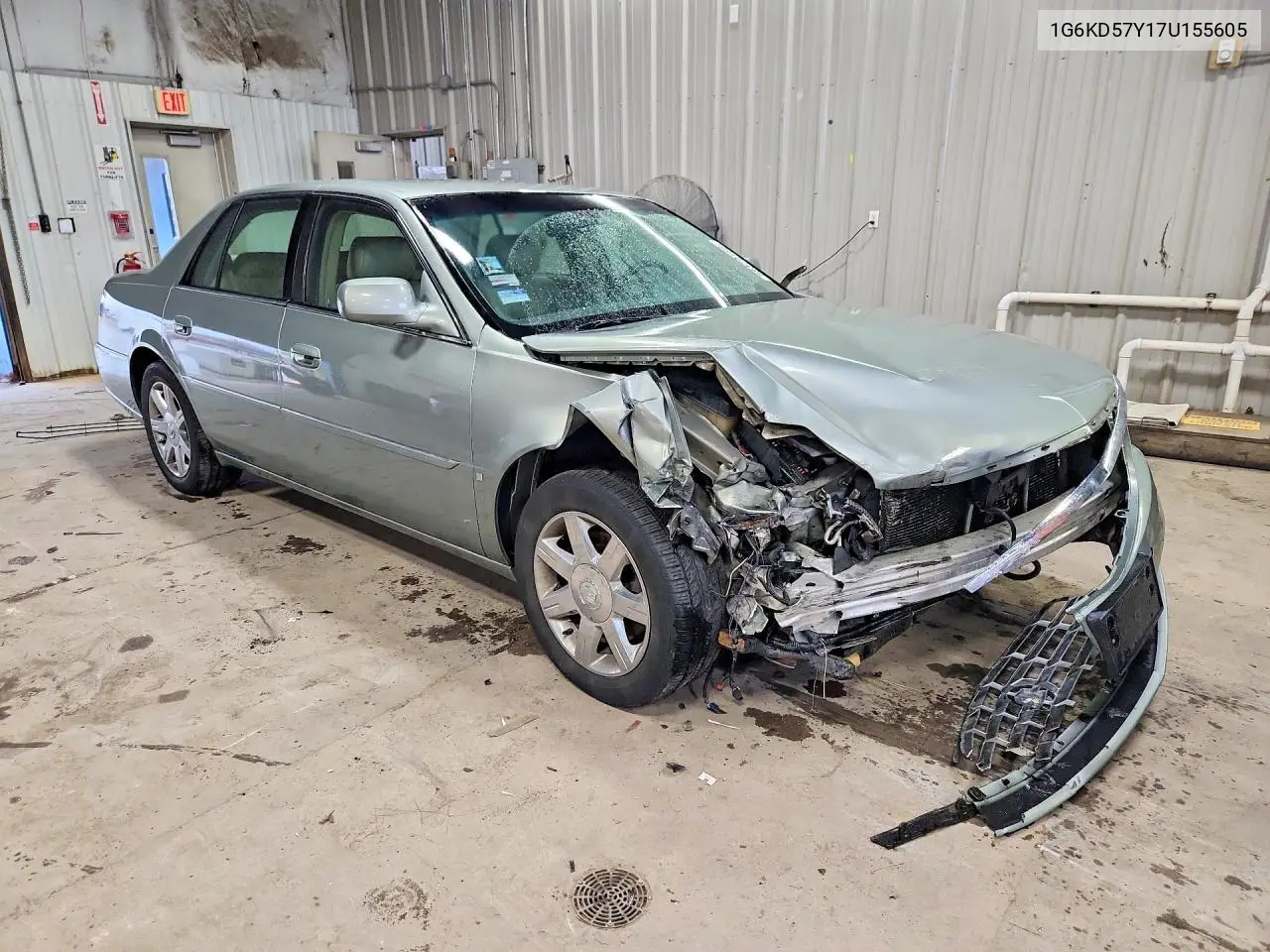 2007 Cadillac Dts VIN: 1G6KD57Y17U155605 Lot: 58379166