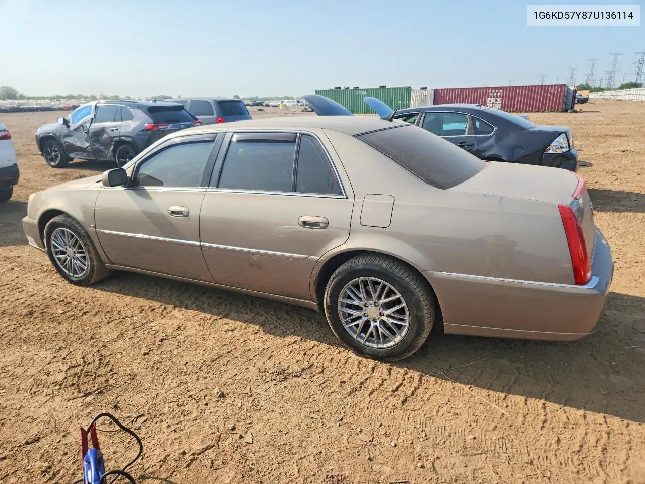 2007 Cadillac Dts VIN: 1G6KD57Y87U136114 Lot: 61022406