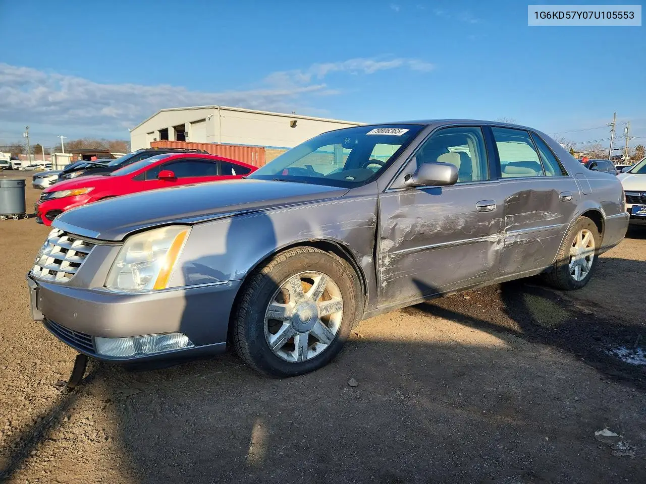 2007 Cadillac Dts VIN: 1G6KD57Y07U105553 Lot: 61063446
