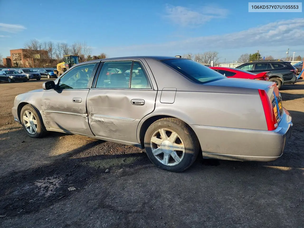 2007 Cadillac Dts VIN: 1G6KD57Y07U105553 Lot: 61063446