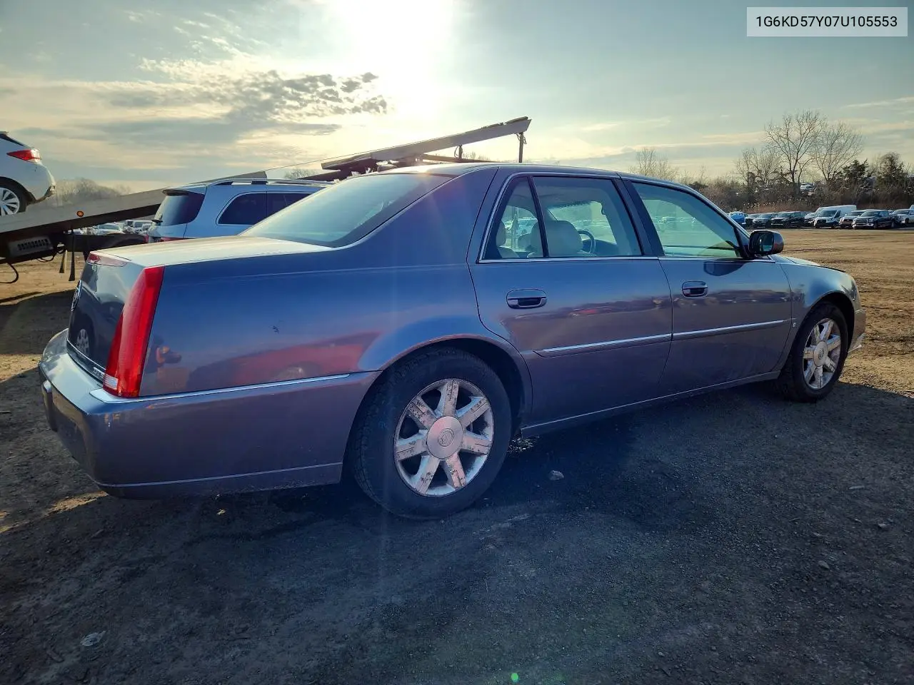 2007 Cadillac Dts VIN: 1G6KD57Y07U105553 Lot: 61063446