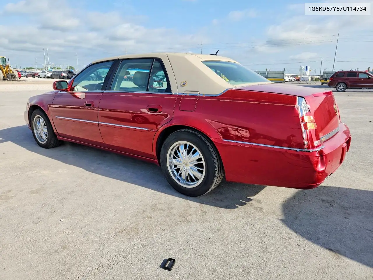 2007 Cadillac Dts VIN: 1G6KD57Y57U114734 Lot: 61223316