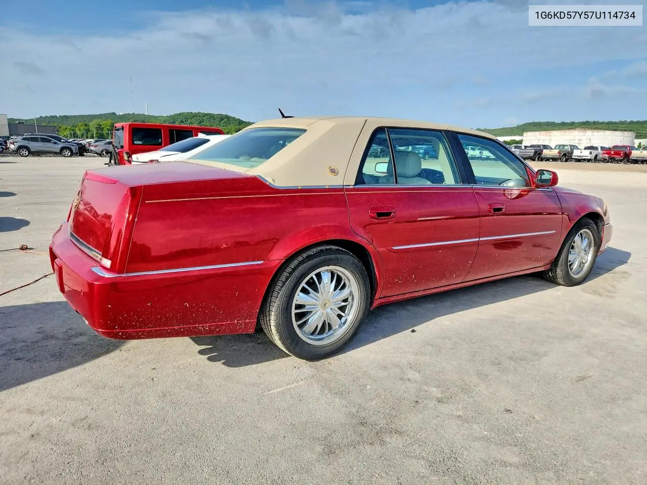 2007 Cadillac Dts VIN: 1G6KD57Y57U114734 Lot: 61223316