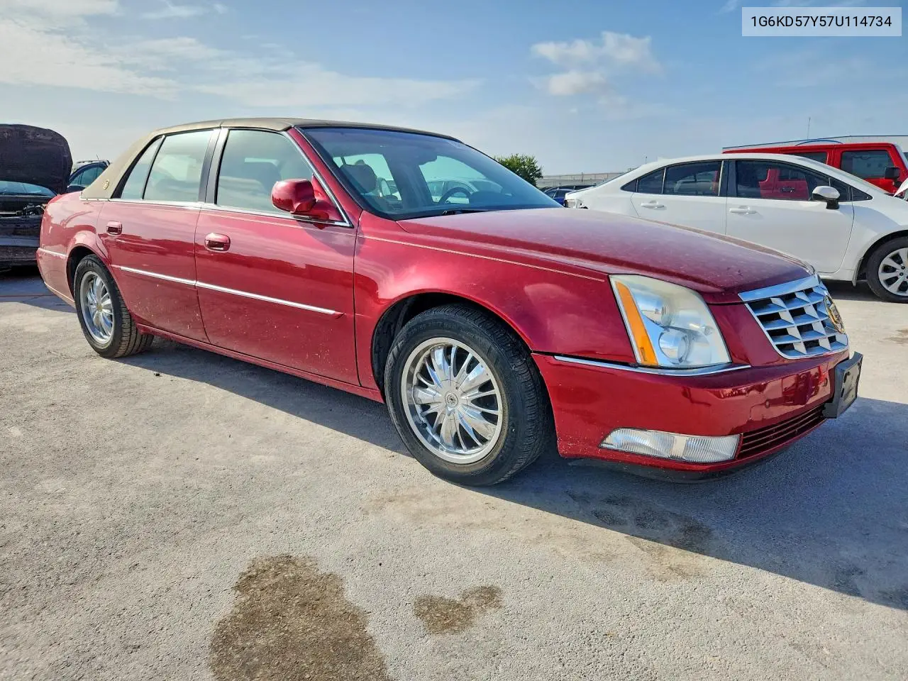 2007 Cadillac Dts VIN: 1G6KD57Y57U114734 Lot: 61223316