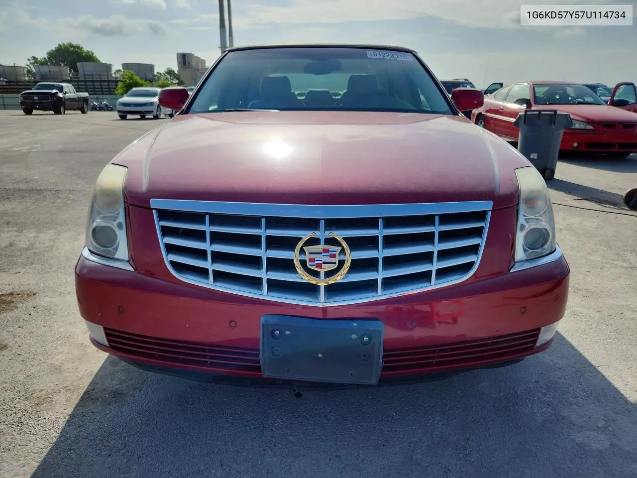 2007 Cadillac Dts VIN: 1G6KD57Y57U114734 Lot: 61223316