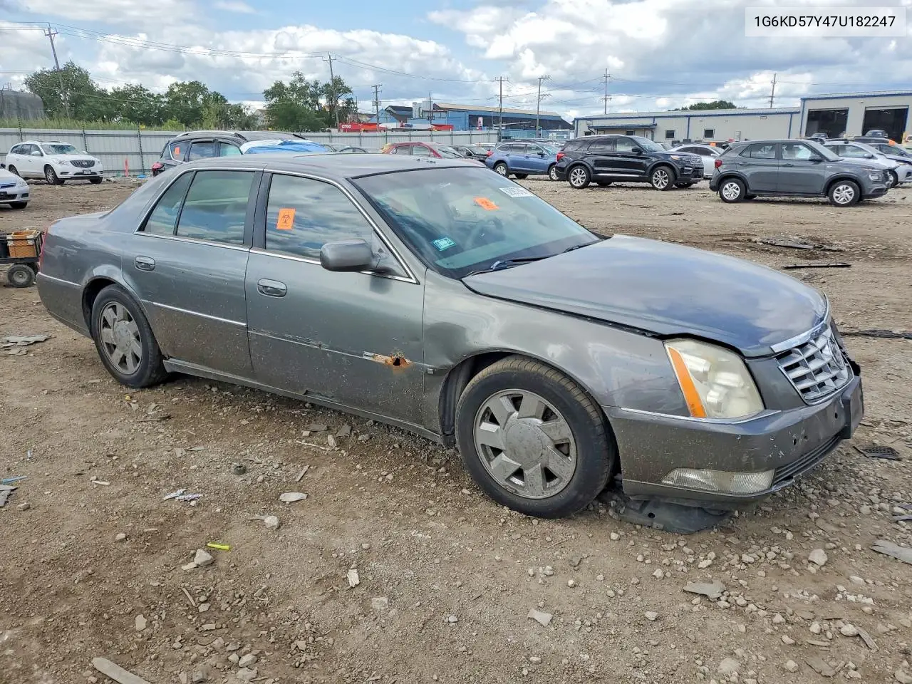 2007 Cadillac Dts VIN: 1G6KD57Y47U182247 Lot: 62097916