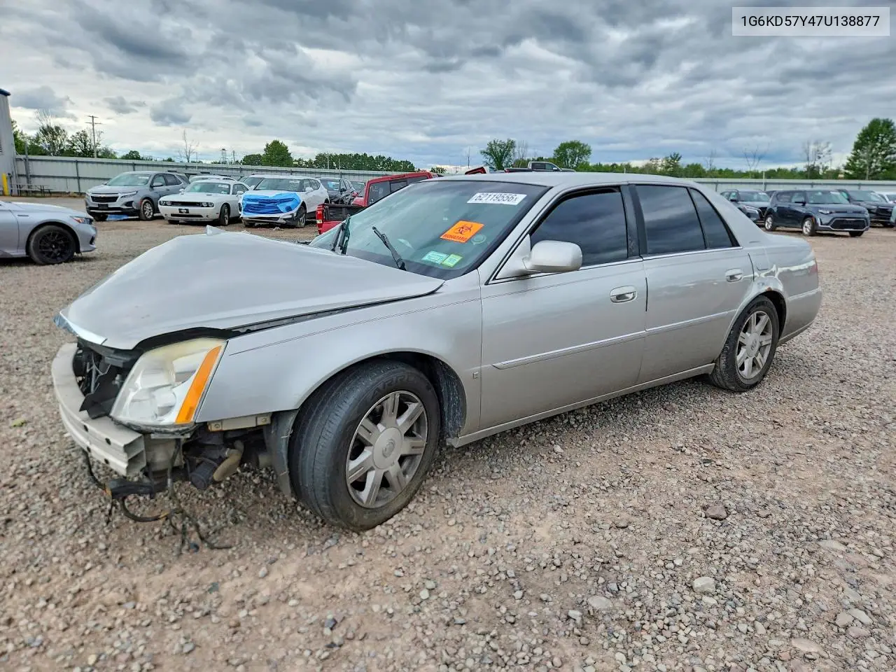 2007 Cadillac Dts VIN: 1G6KD57Y47U138877 Lot: 62119556