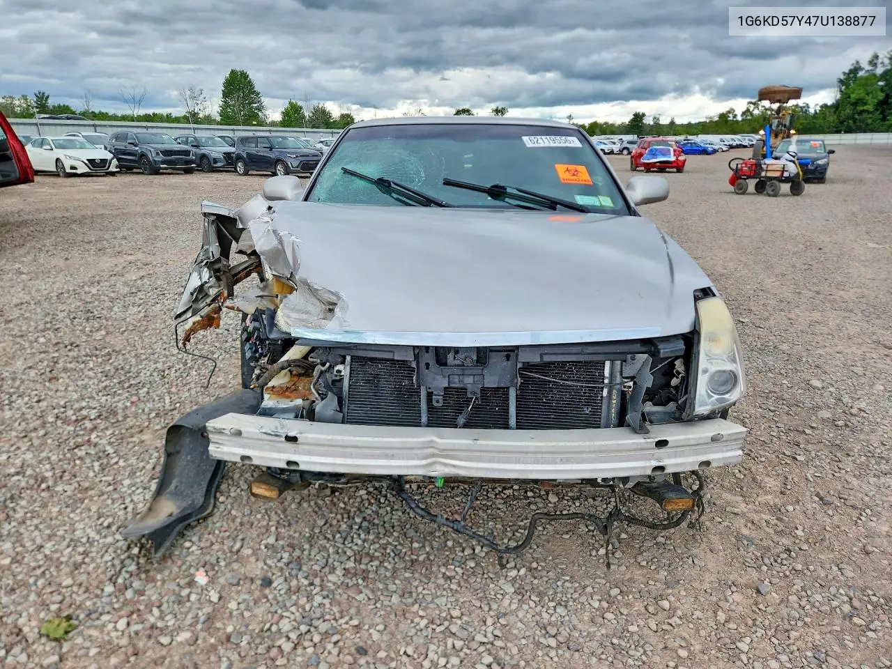 2007 Cadillac Dts VIN: 1G6KD57Y47U138877 Lot: 62119556