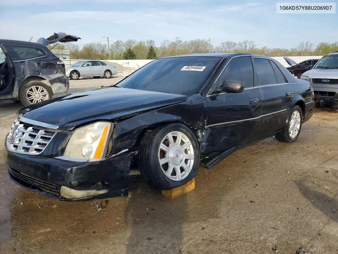 2008 Cadillac Dts VIN: 1G6KD57Y88U206907 Lot: 48244666