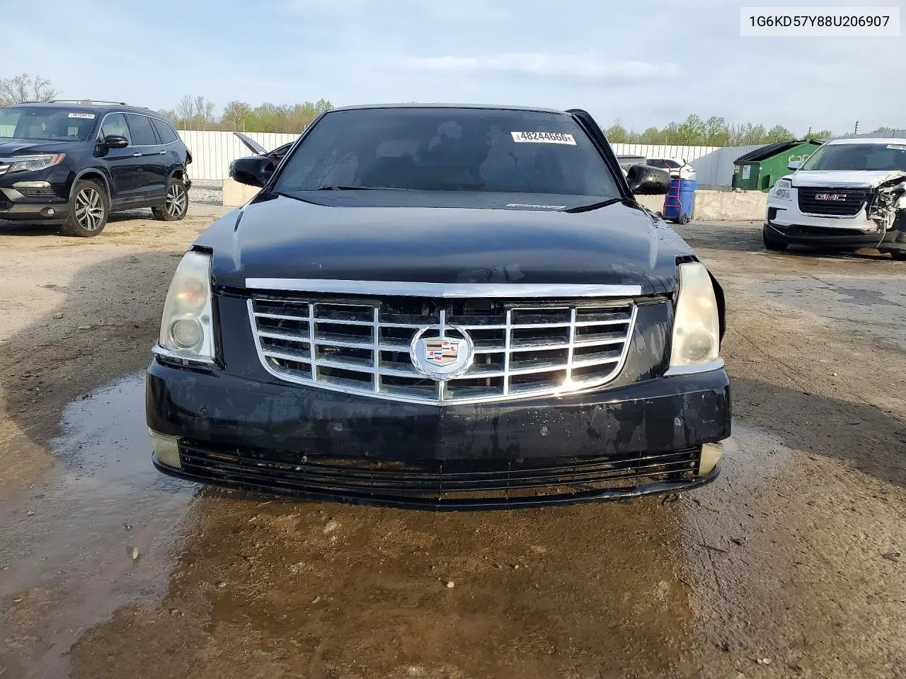 2008 Cadillac Dts VIN: 1G6KD57Y88U206907 Lot: 48244666
