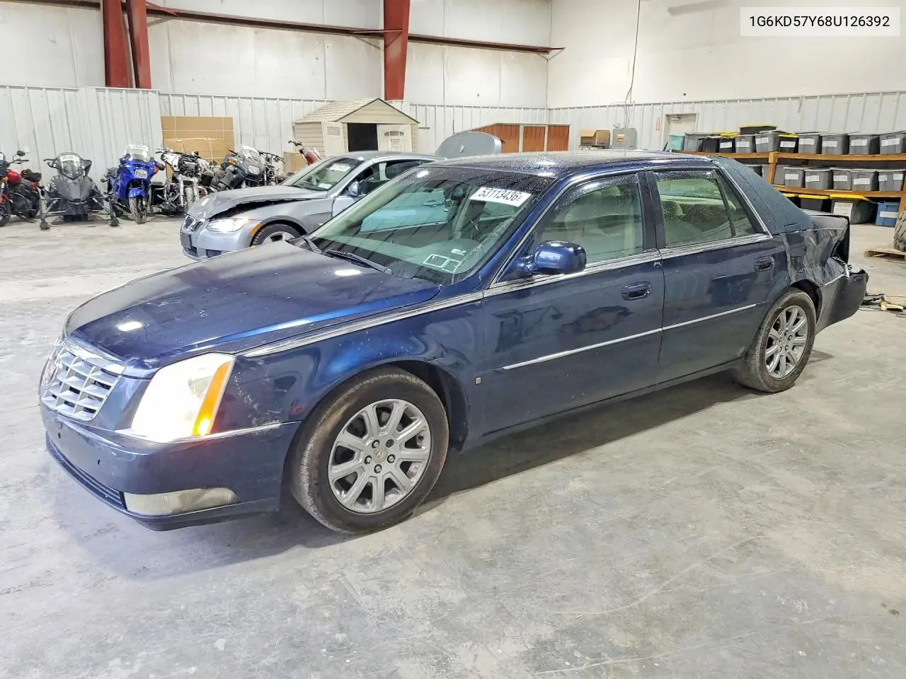 2008 Cadillac Dts VIN: 1G6KD57Y68U126392 Lot: 53113436