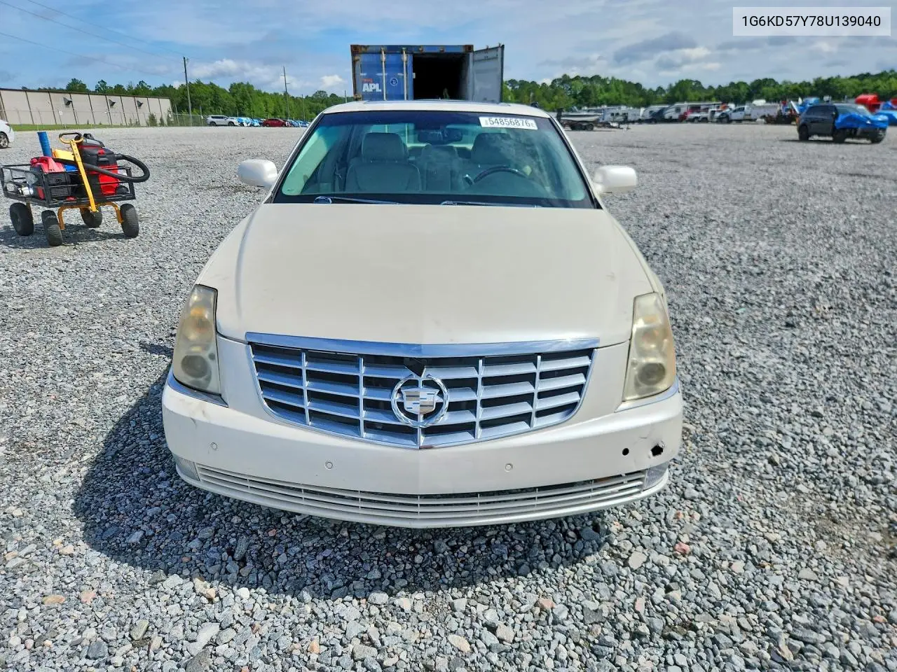 2008 Cadillac Dts VIN: 1G6KD57Y78U139040 Lot: 54856876