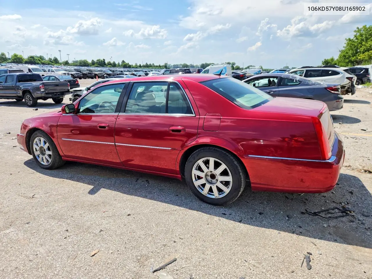 2008 Cadillac Dts VIN: 1G6KD57Y08U165902 Lot: 59276566