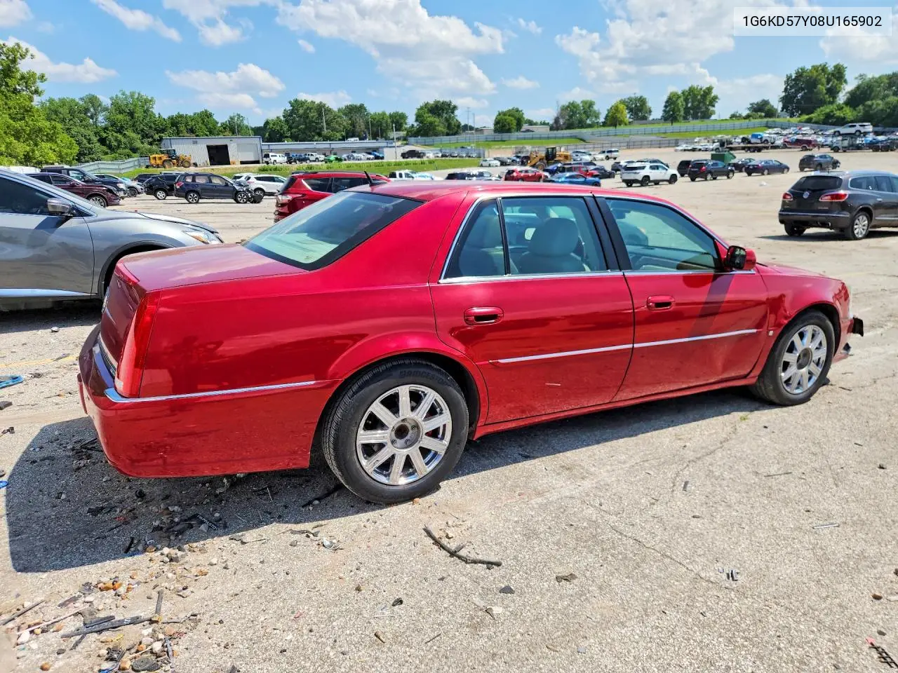 2008 Cadillac Dts VIN: 1G6KD57Y08U165902 Lot: 59276566