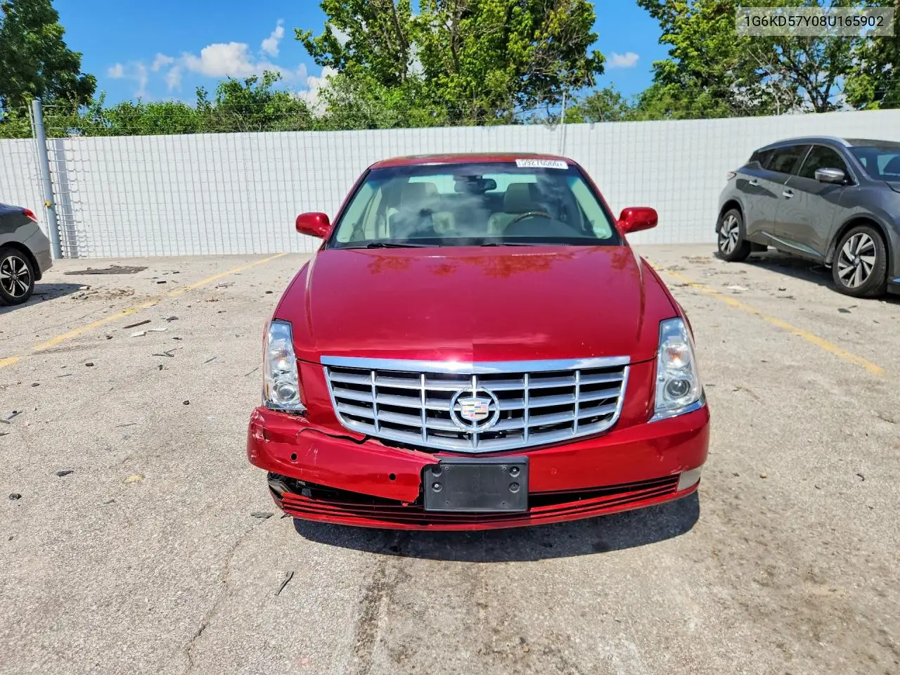 2008 Cadillac Dts VIN: 1G6KD57Y08U165902 Lot: 59276566