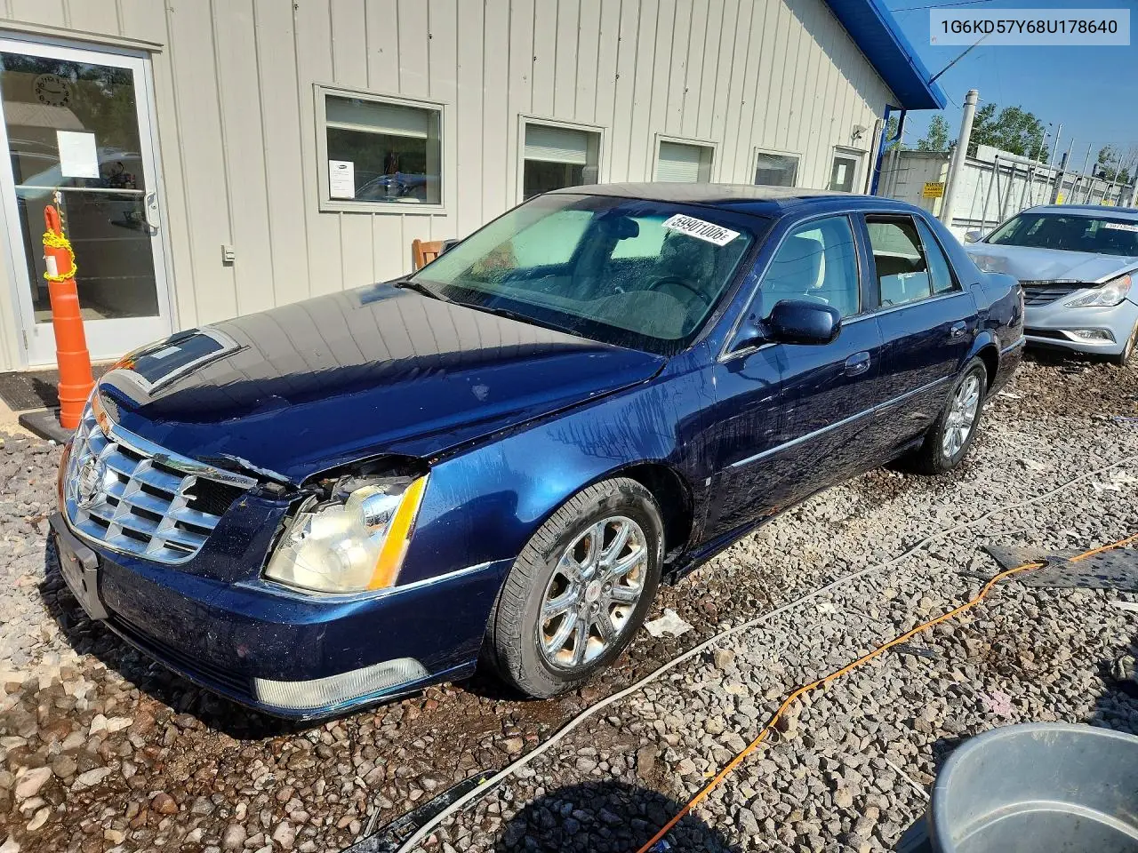 2008 Cadillac Dts VIN: 1G6KD57Y68U178640 Lot: 59901006