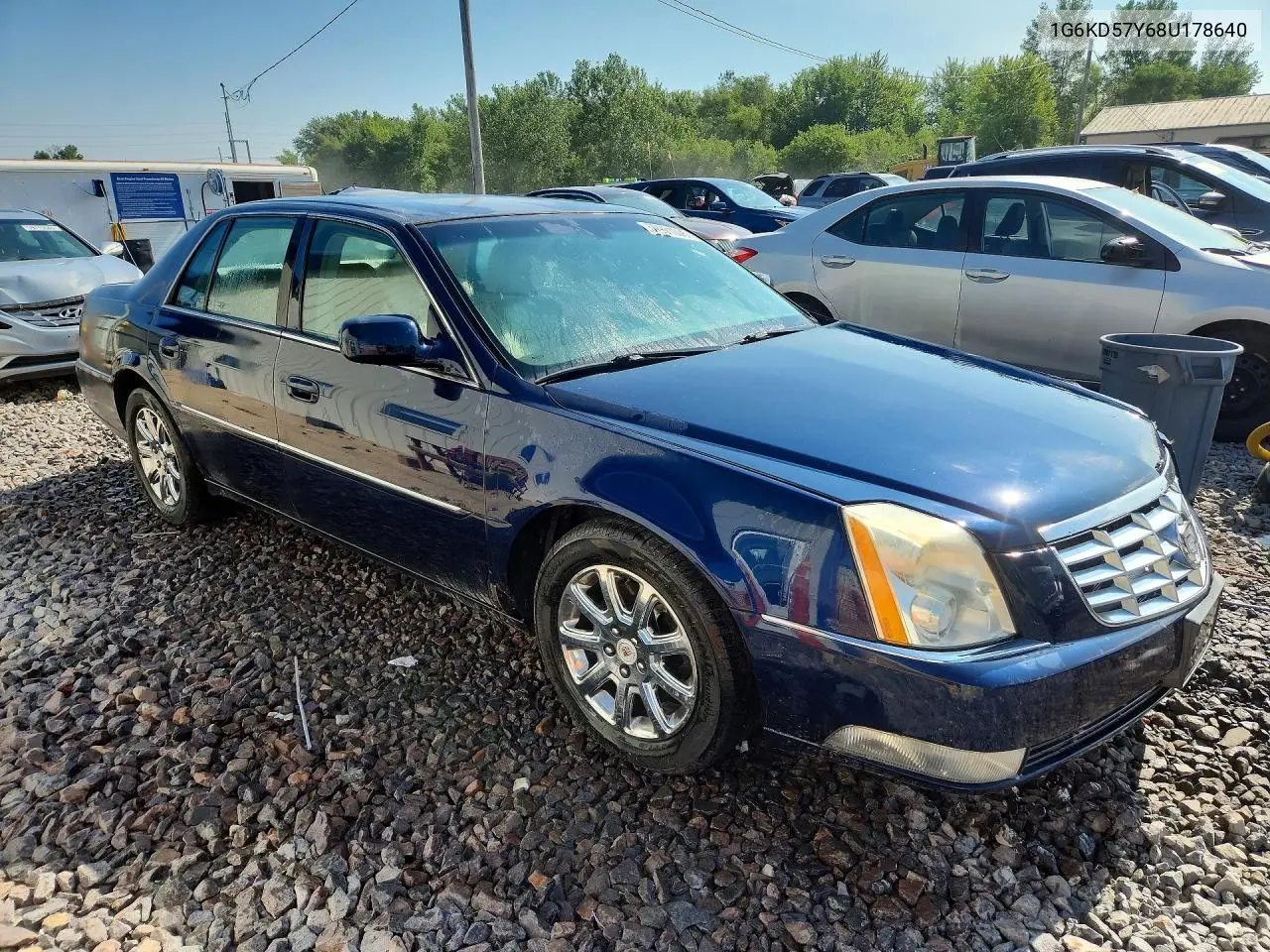 2008 Cadillac Dts VIN: 1G6KD57Y68U178640 Lot: 59901006