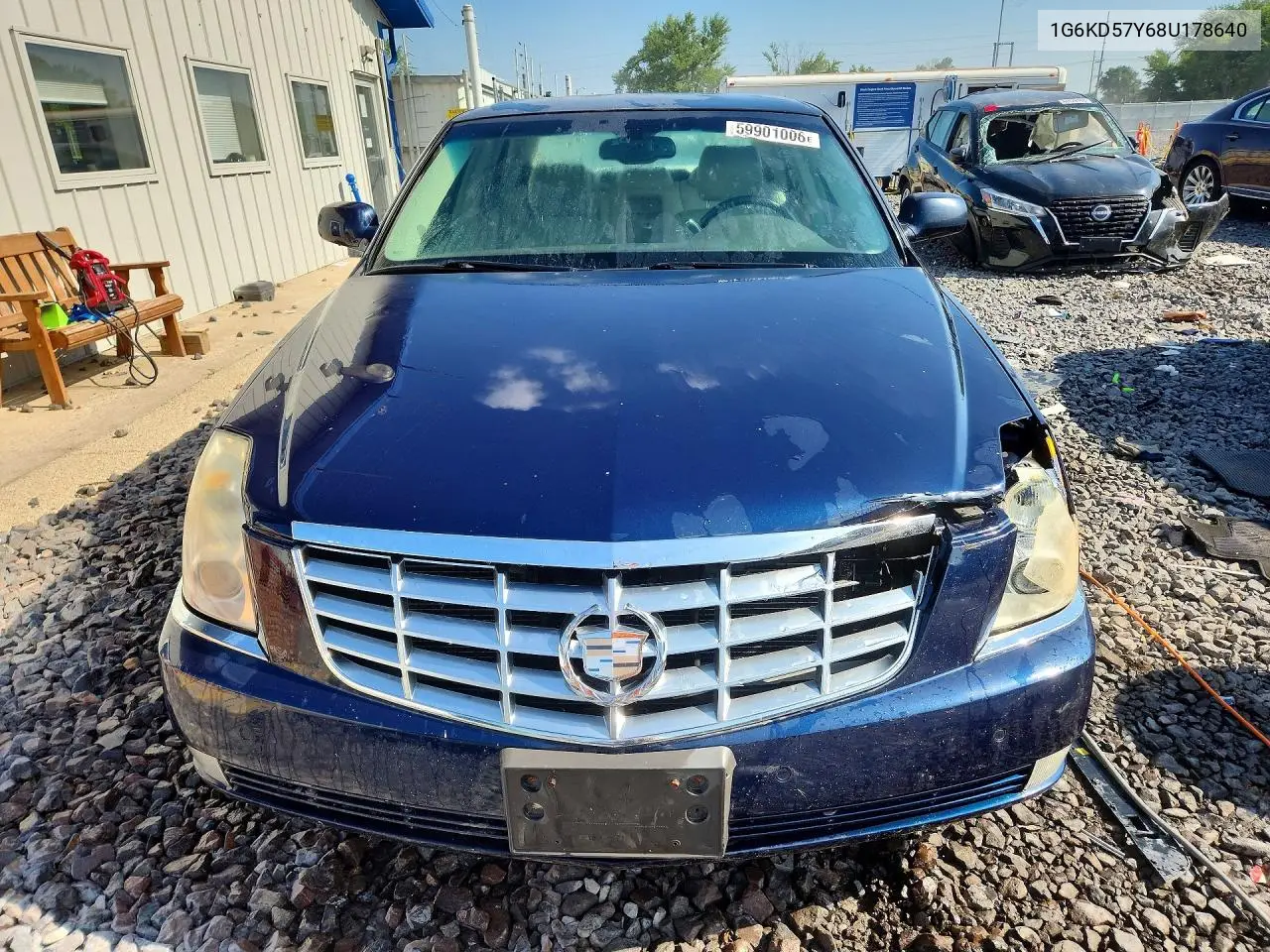 2008 Cadillac Dts VIN: 1G6KD57Y68U178640 Lot: 59901006