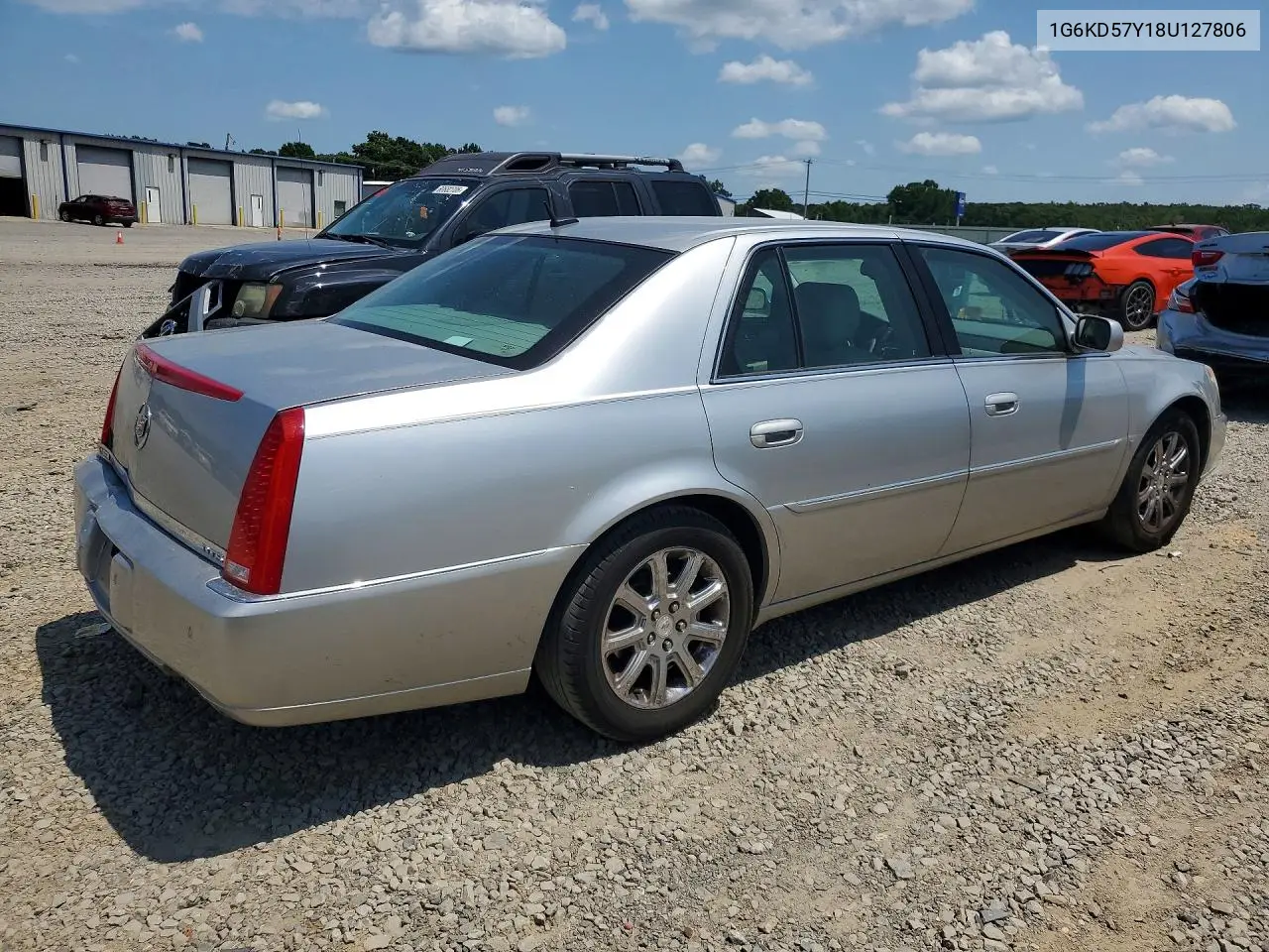 2008 Cadillac Dts VIN: 1G6KD57Y18U127806 Lot: 60220316