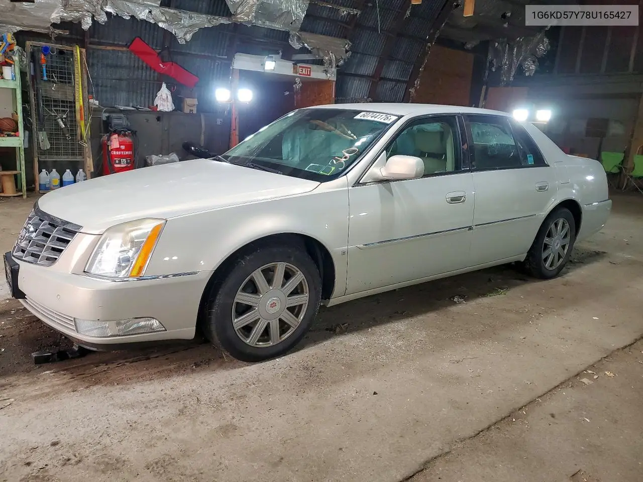 2008 Cadillac Dts VIN: 1G6KD57Y78U165427 Lot: 60744176