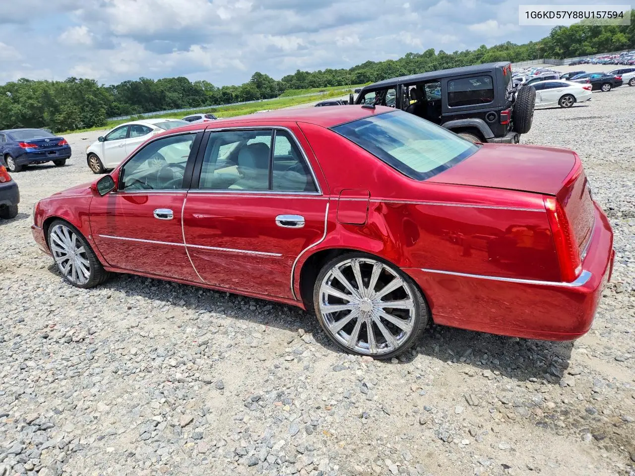 2008 Cadillac Dts VIN: 1G6KD57Y88U157594 Lot: 62021146