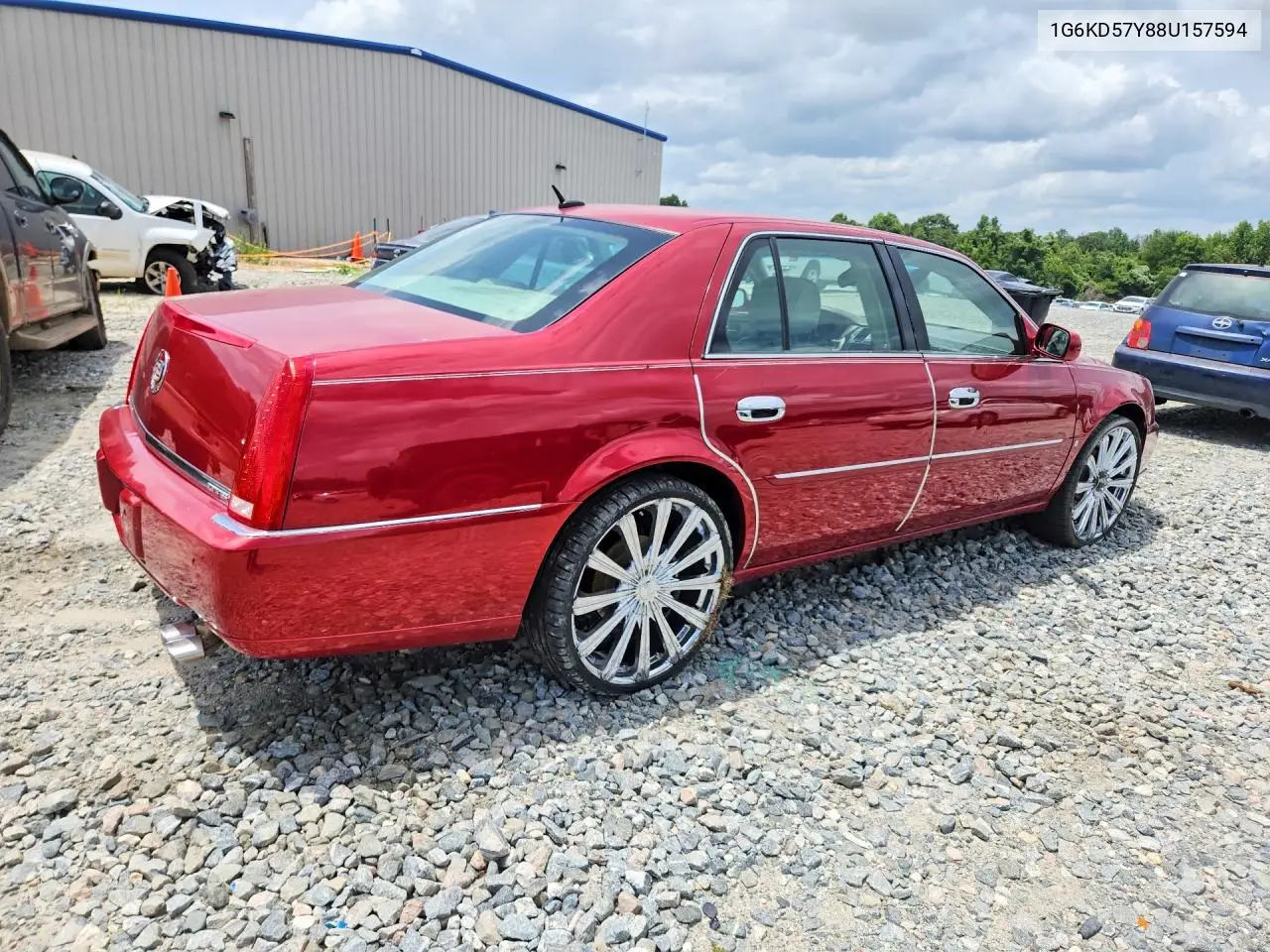 2008 Cadillac Dts VIN: 1G6KD57Y88U157594 Lot: 62021146