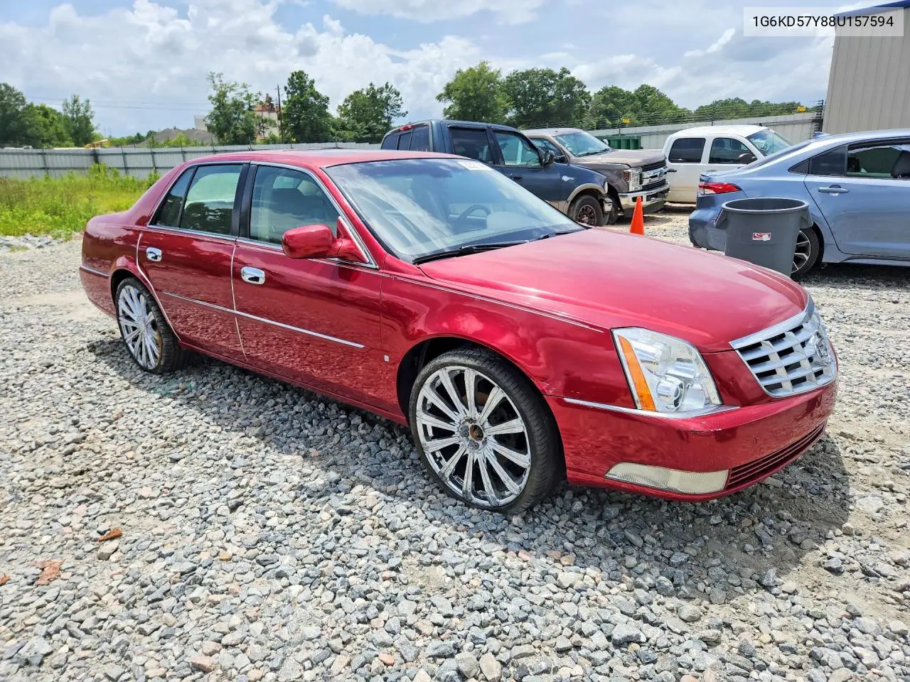 2008 Cadillac Dts VIN: 1G6KD57Y88U157594 Lot: 62021146