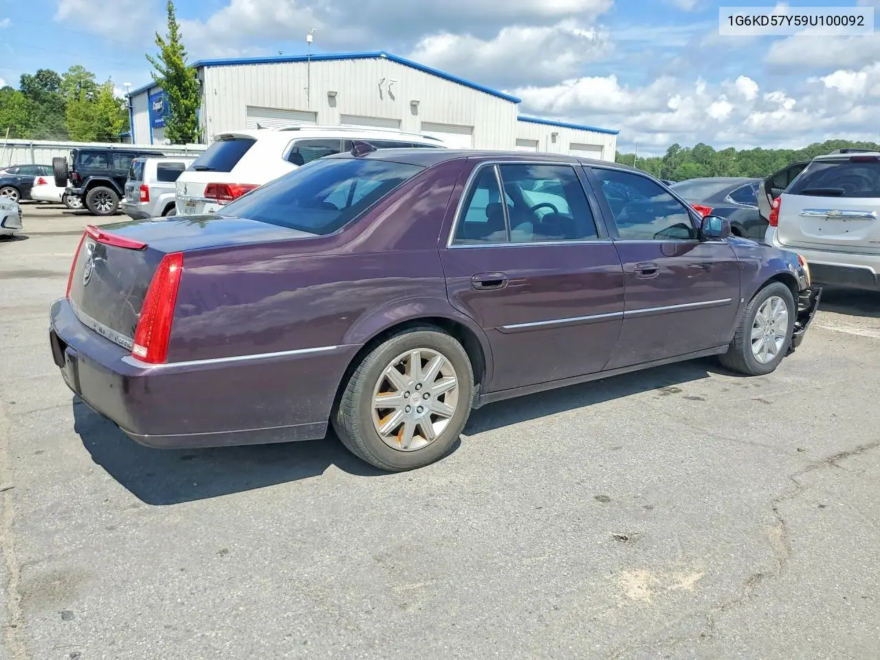 2009 Cadillac Dts VIN: 1G6KD57Y59U100092 Lot: 58826536