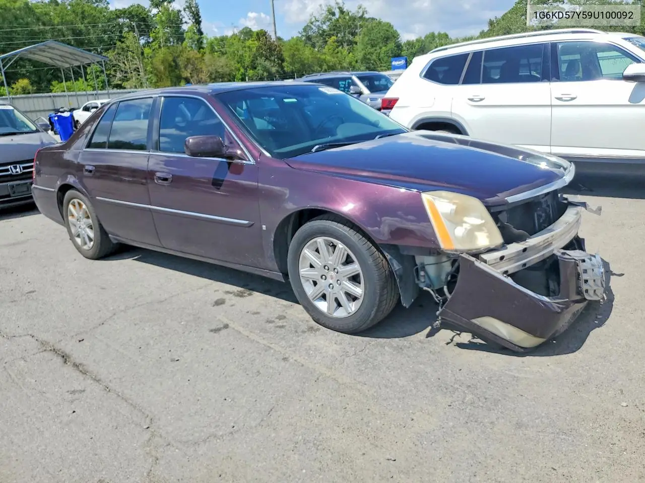 2009 Cadillac Dts VIN: 1G6KD57Y59U100092 Lot: 58826536