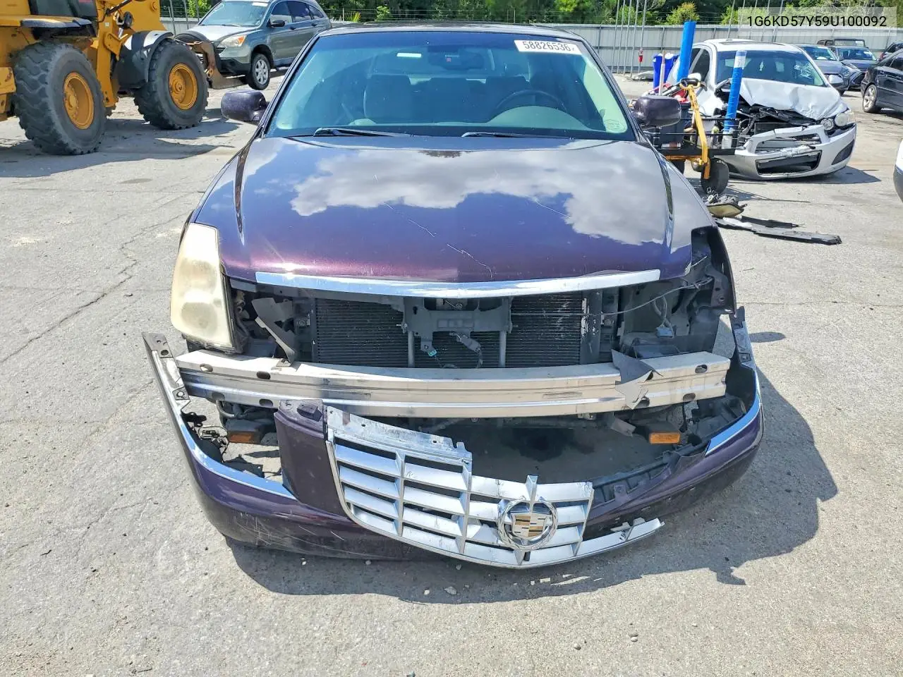 2009 Cadillac Dts VIN: 1G6KD57Y59U100092 Lot: 58826536