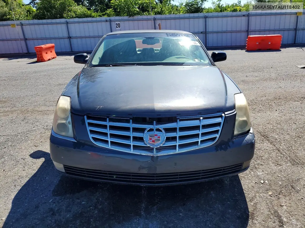 2010 Cadillac Dts VIN: 1G6KA5EY7AU118402 Lot: 57500966