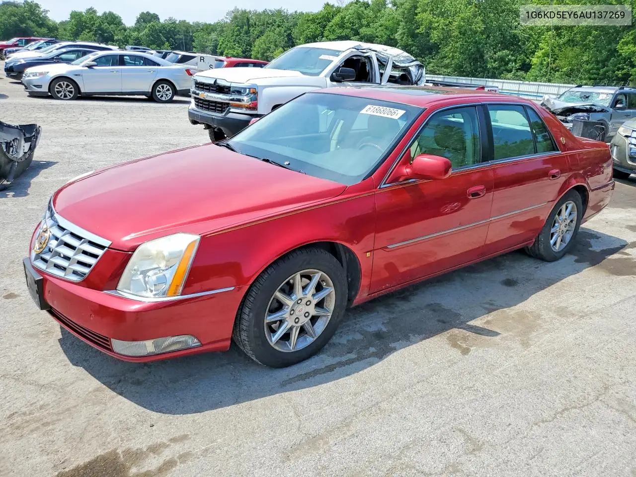 2010 Cadillac Dts Luxury Collection VIN: 1G6KD5EY6AU137269 Lot: 61868066