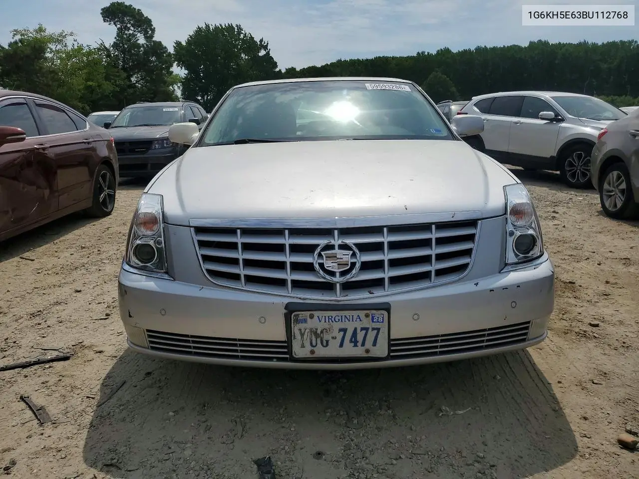 2011 Cadillac Dts Premium Collection VIN: 1G6KH5E63BU112768 Lot: 59593286
